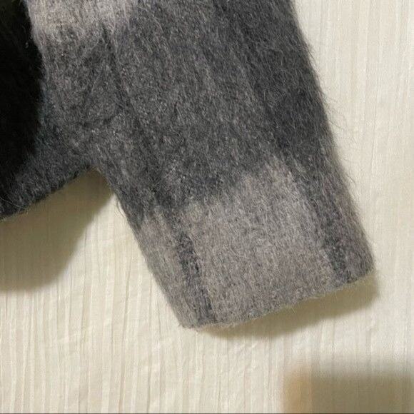 Talbots · Size 8 · Wool Alpaca Blend · Buffalo Plaid Jacket · Zip Front · Gray - Picture 11 of 12